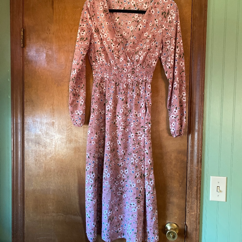 Floral print dress
